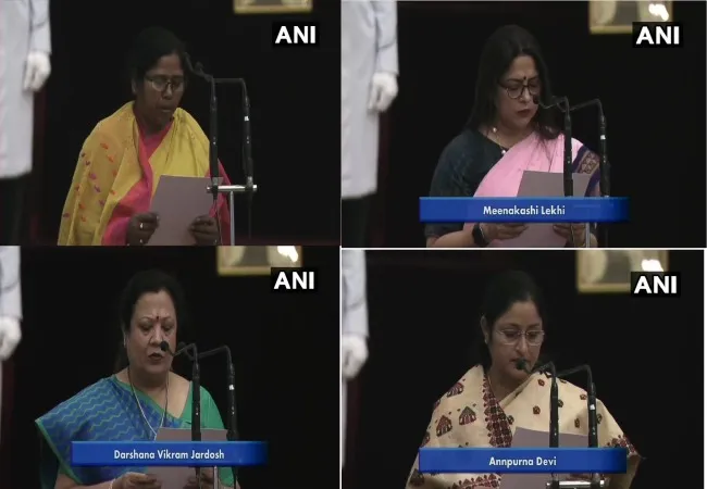 union cabinet ministers swearing in ceremony at delhi 